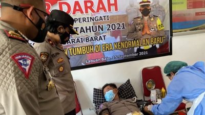 Satlantas Polres Mabar Atasi Kekurangan Stok Darah di Labuan Bajo