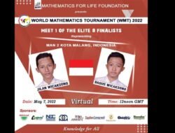 Dua Siswa Asal Indonesia Juara 3 Turnamen Matematika Dunia