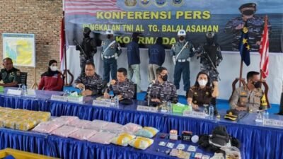 Penyelundupan Narkoba Senilai Rp88 Miliar Berhasil Digagalkan TNI AL