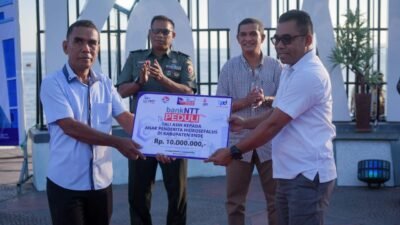 HUT ke 60 Bank NTT Cabang Ende Bantu Anak Penderita Hidrosefalus