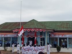 Camat Kuwus Pimpin Upacara Peringatan HUT RI ke-77 di Kecamatan Kuwus