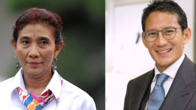 Gegara Tiket Mahal Masuk TNK, Pudjiastuti dan Sandi Uno Saling Balas Pantun di Medsos