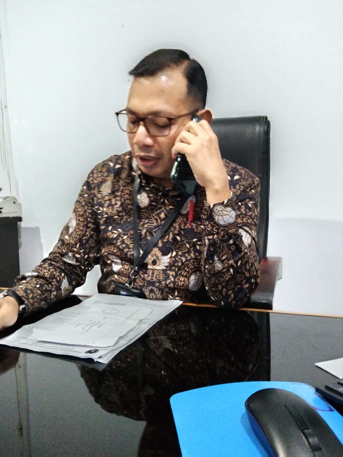 Pemimpin BRI Unit Rote Jacky Kalelena,ketika dikonfirmasi diruang kerjanya Selasa 6 Juni 2023