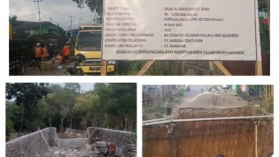 3 Mega Proyek Bernilai Miliaran Rupiah di Manggarai Gunakan Material Ilegal, Polres Manggarai Tak Punya Taring?