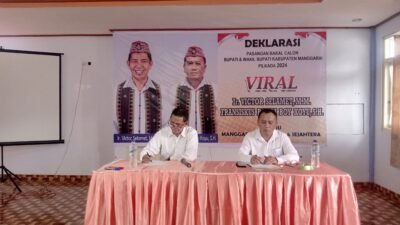 Wujudkan Manggarai Maju, Adil dan Sejahtera, Victor-Ramli Resmi Deklarasi Maju Pilkada Manggarai