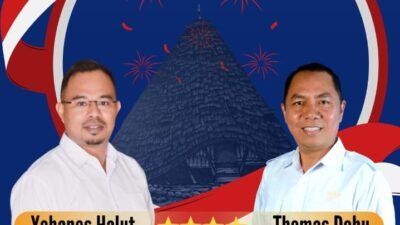 Partai Gerindra Utus Yohanes Halut Maju Calon Bupati, Dikabarkan Berpasangan dengan Thomas Dohu
