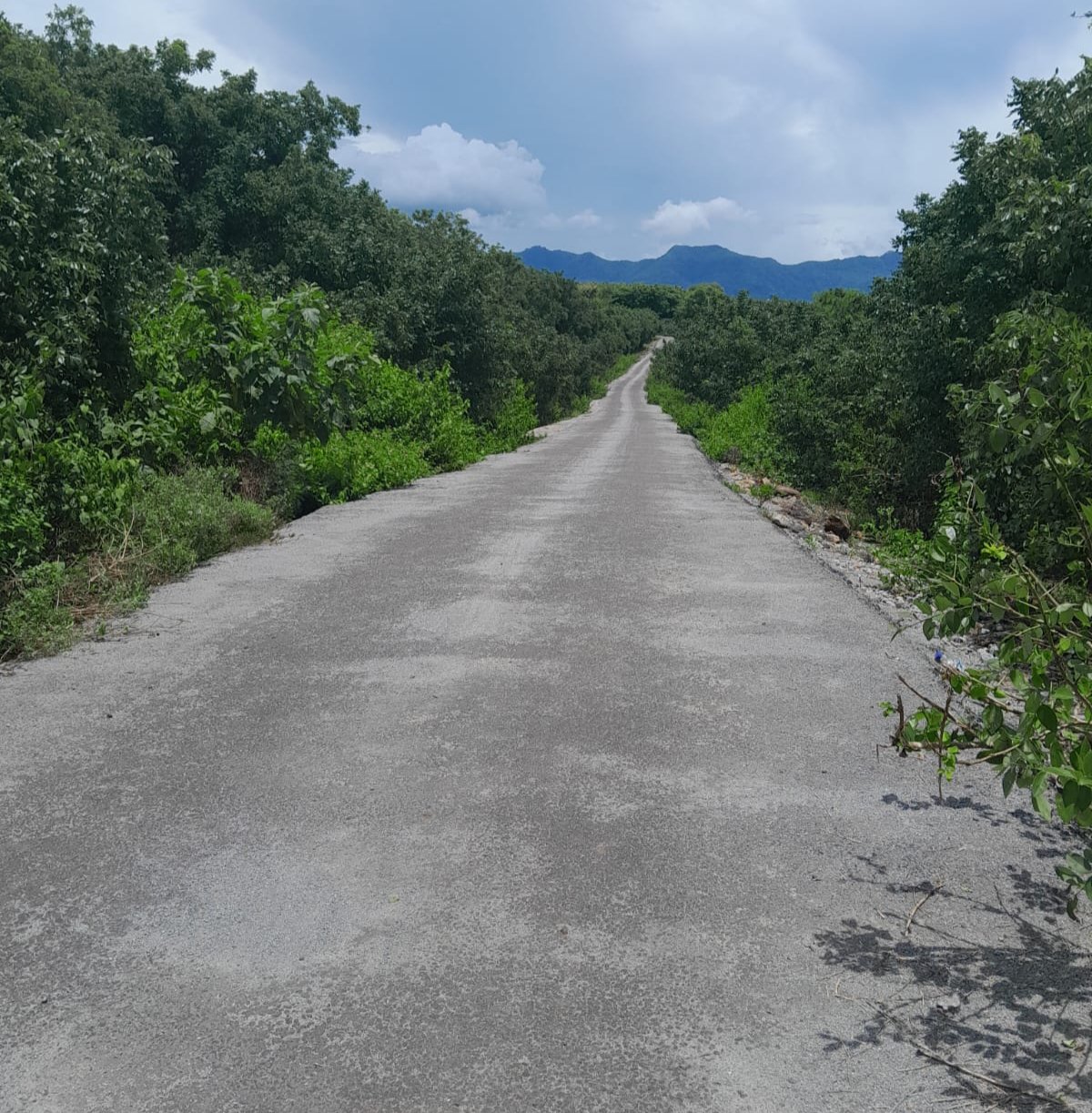 Proyek pengerjaan jalan Lapisan Penetrasi (Lapen) jalur Wae Bobo-Liang Bala-Bondei